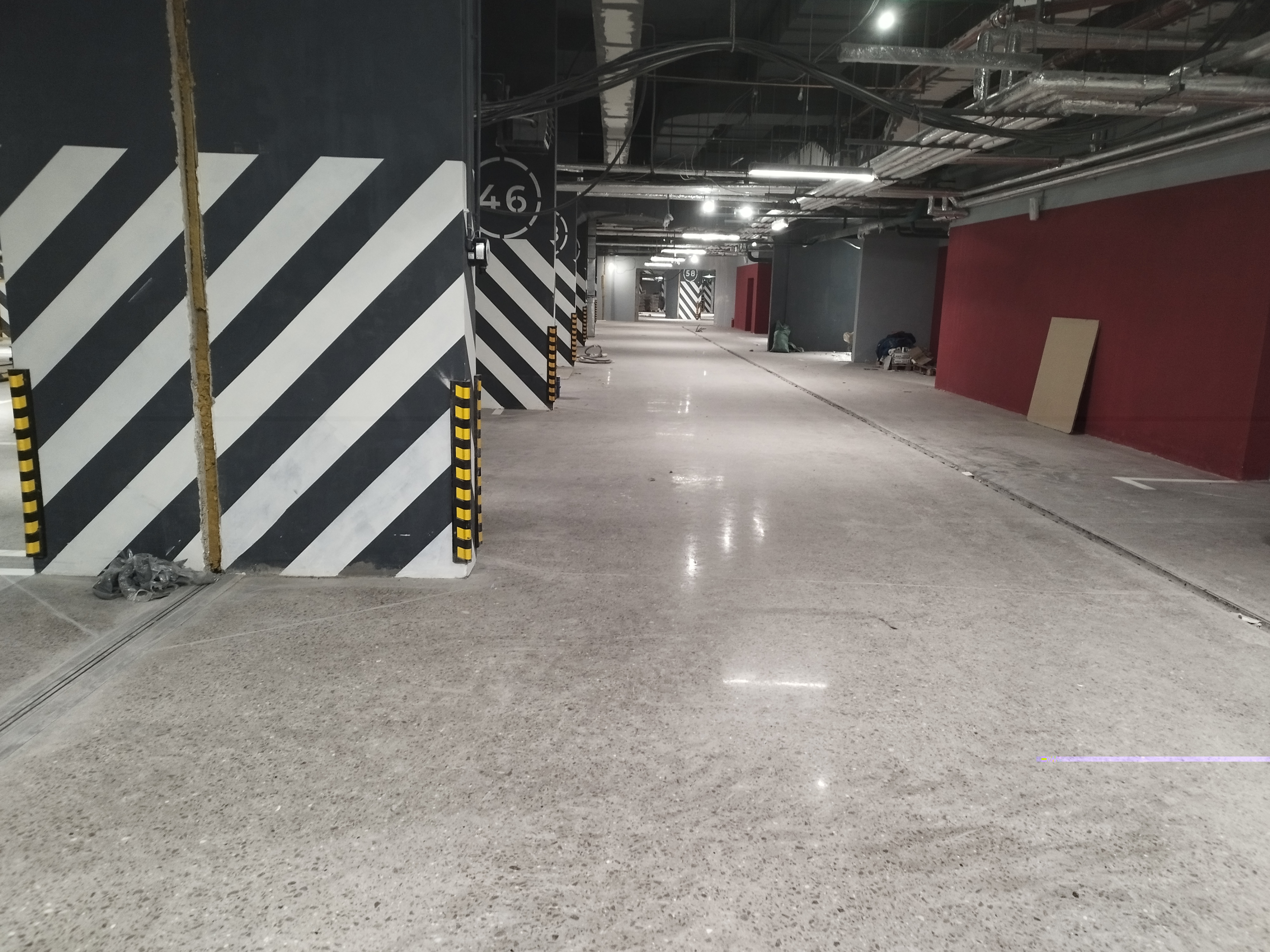 Полировка бетонного пола до 3000 grit, ЖК iLove, Москва